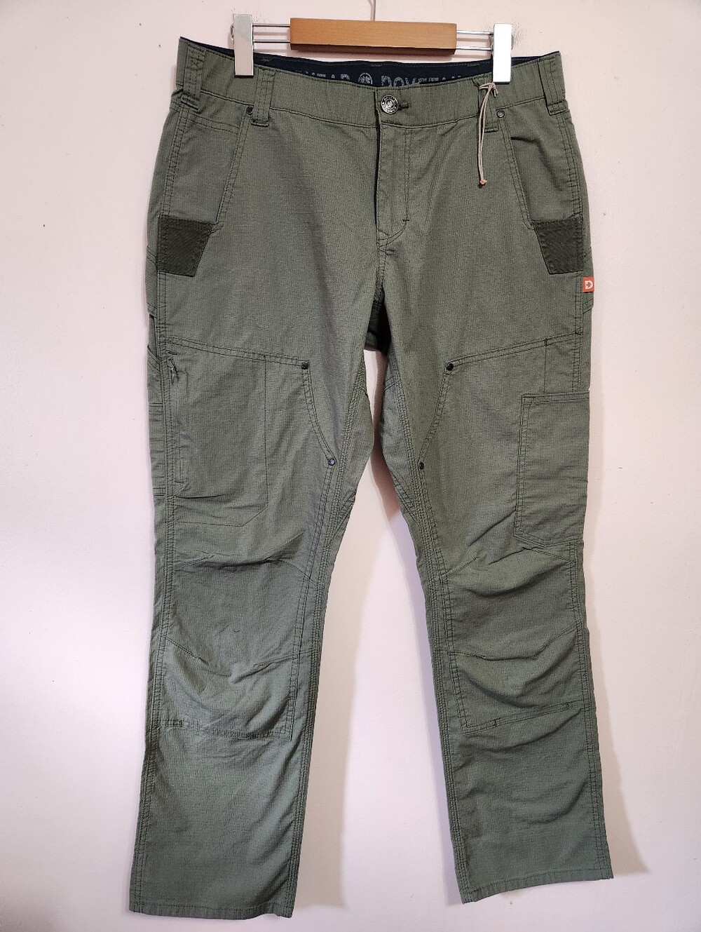 Dovetail Workwear Britt X Ultralight Ripstop Utility Cargo Pants Green 12x30